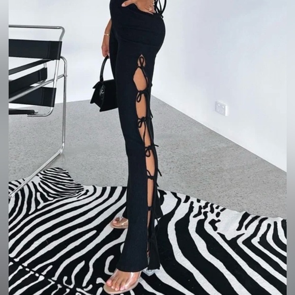 NWT White Fox Side Profile Pants - Picture 2 of 14